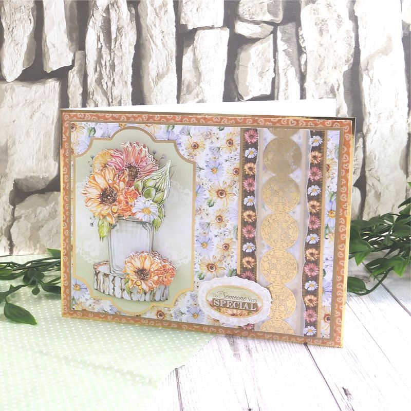 Rustic Blooms Decoupage Topper Sheet Hunkydory Crafts