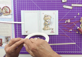 Video: How To Make A Teddy Loves Decoupage Book Card