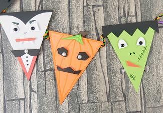How to Make Halloween Bunting