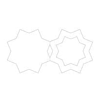 Starbright Aperture Card Blanks - 5 1/4" x 5 1/4"
