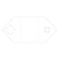 Ink Me! Luxury Shaped Cards - Geometric Squares Tri-panel