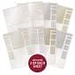 Foiled Pattern Acetate Stepper Cards