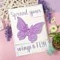 For the Love of Masks - Nature's Garden Centrepiece - Butterfly