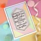 For the Love of Stamps - Geometric Lined Background