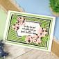 For the Love of Stamps - Geometric Lined Background
