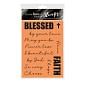 For the Love of Stamps - Blessed Overlay Sentiments