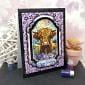 Stained Glass Wonderful Wildlife Luxury Foiled Edge-to-Edge Cardstock