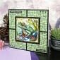 Stained Glass Wonderful Wildlife Luxury Foiled Edge-to-Edge Cardstock