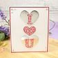 Moonstone Minis - Fancy Floral Initials - U