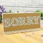 Moonstone Minis - Fancy Floral Initials - S