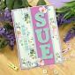 Moonstone Minis - Fancy Floral Initials - U