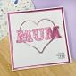 Moonstone Minis - Fancy Floral Initials - U