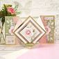 Luxury Shaped Card Blanks & Envelopes - Diamond Fold Card