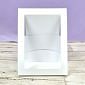 Luxury Shaped Card Blanks & Envelopes - Easel Aperture Card
