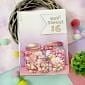 Trim Me! Foiled Insert Pad - Birthday Milestones - Silver