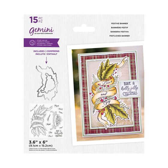 Gemini - Stamp & Die - Festive Banner