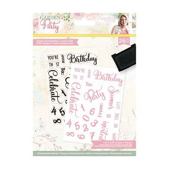Garden Party - A6 Photpolymer Stamp - Happy Summertime