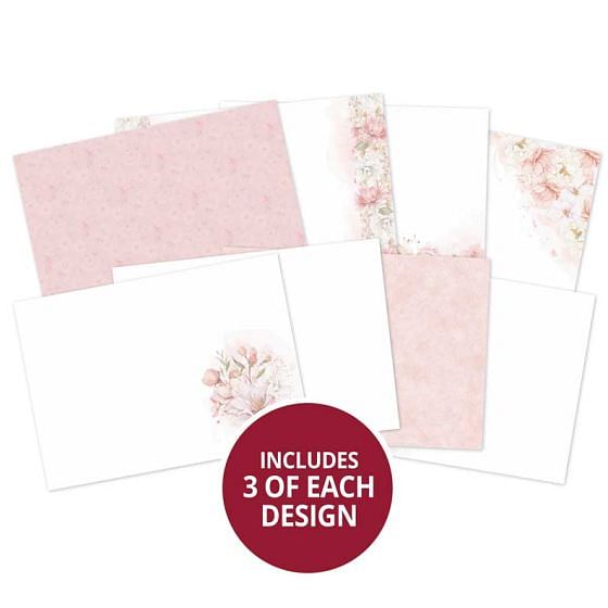 Blushing Blossoms Luxury Card Inserts
