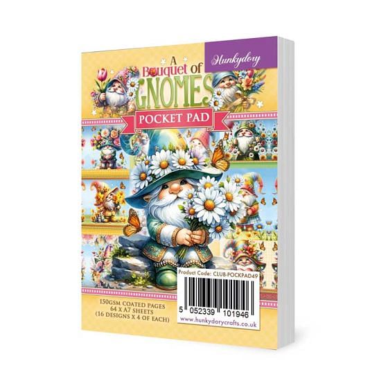 A Bouquet of Gnomes Pocket Pad