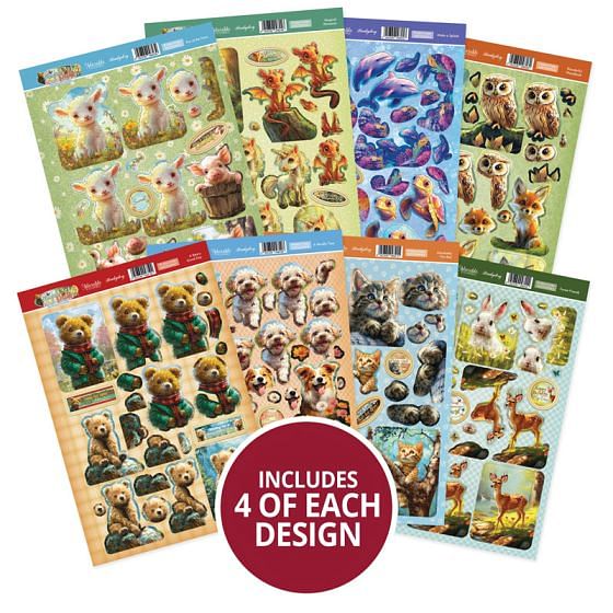 Playful Pals Decoupage Topper Collection