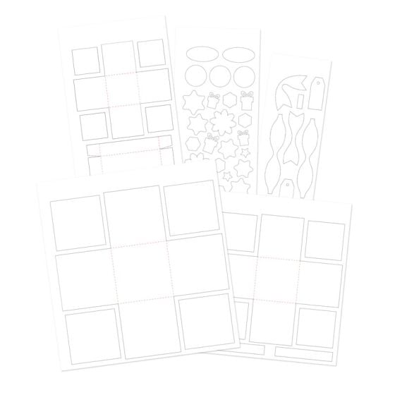 Festive Exploding Boxes Ink Me! Project Kit | Hunkydory Crafts