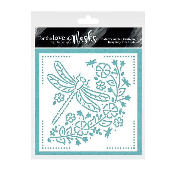 For the Love of Masks - Nature's Garden Centrepiece - Dragonfly