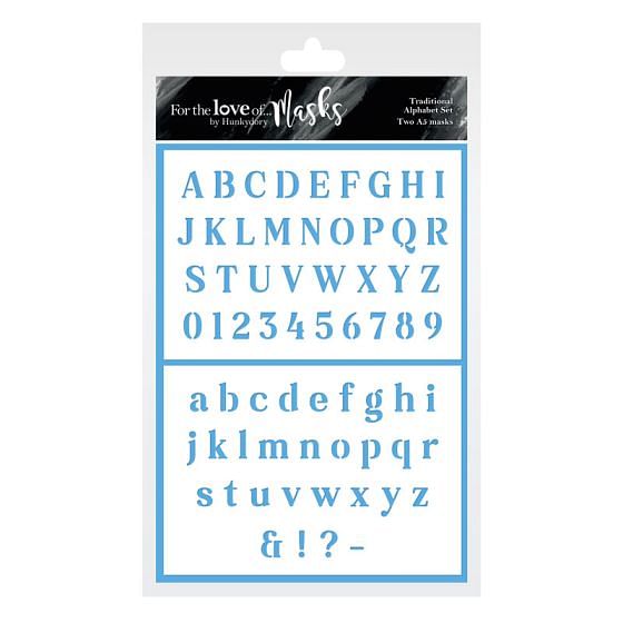 For the Love of Masks - Traditional Alphabet Set