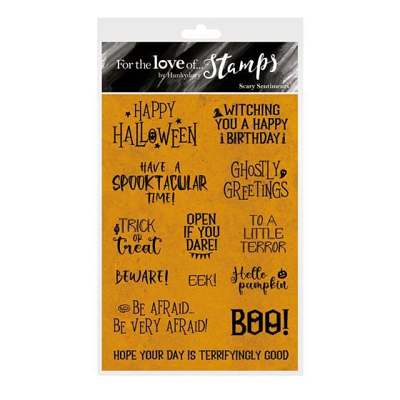 For the Love of Stamps - Scary Sentiments