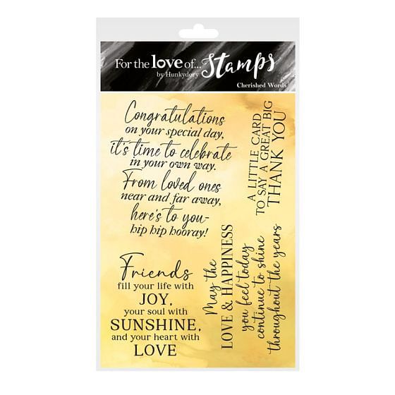 For the Love of Stamps - Cherished Words