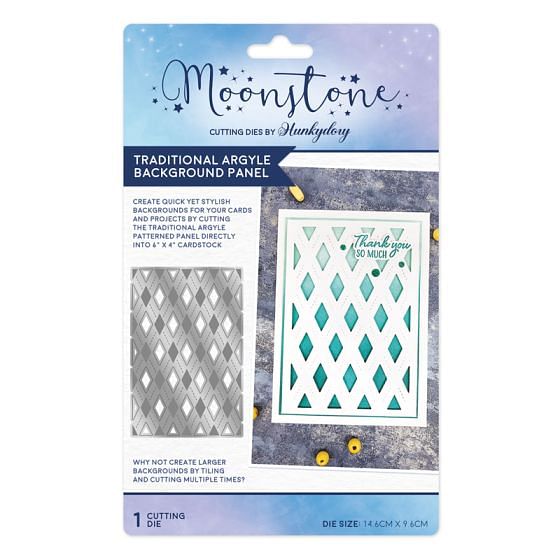 Moonstone Dies - Traditional Argyle Background Panel