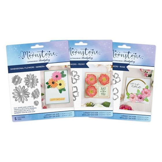 Moonstone Dies - Dimensional Flowers Multibuy