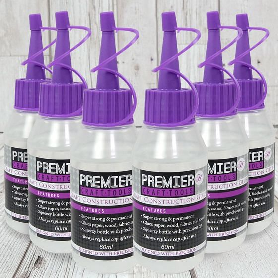 Premier Craft Tools - 6 x Craft Construction Glues Multibuy