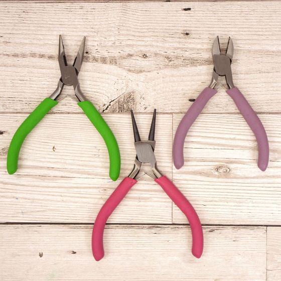 Premier Craft Tools - Soft Grip Craft Pliers x 3 Pairs