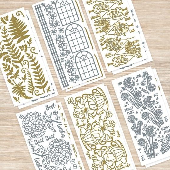 Peel Offs - Set 10 - Plants & Flowers