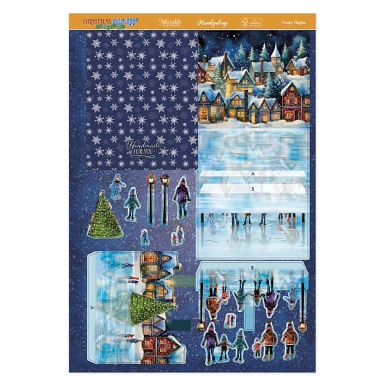 Pop-Up Stepper Card - Frosty Nights