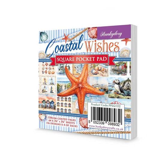 Coastal Wishes Square Pocket Pad