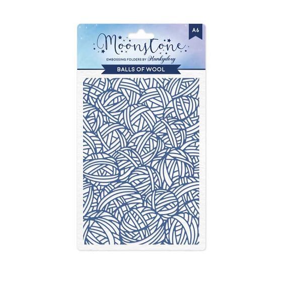 Moonstone Embossing Folder - Balls of Wool