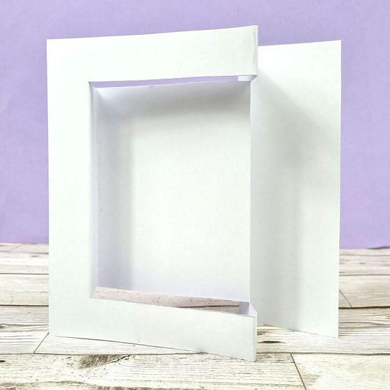 Luxury Shaped Card Blanks & Envelopes - Dimensional Edge Card
