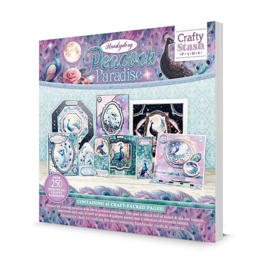 Crafty Stash Pads - Peacock Paradise