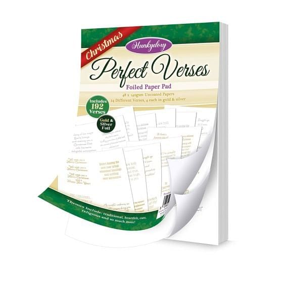 Perfect Verses Foiled Paper Pad - Christmas