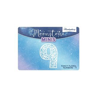 Moonstone Minis - Fancy Floral - Numbers - 9