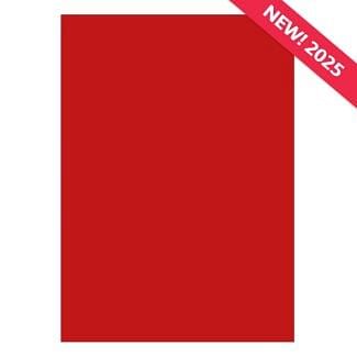 A4 Adorable Scorable Cardstock - Red Chilli x 10 Sheets