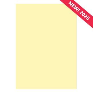 A4 Adorable Scorable Cardstock - Lemon x 10 Sheets