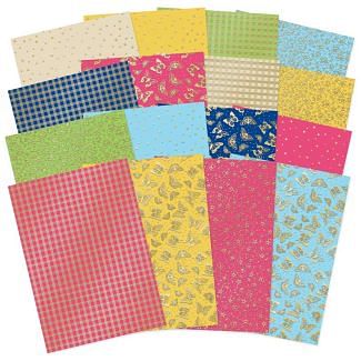 A Bouquet of Gnomes Foiled Edge-to-Edge Cardstock