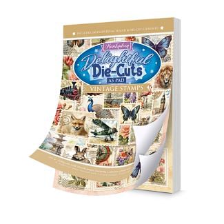 Delightful Die-Cuts - Vintage Stamps