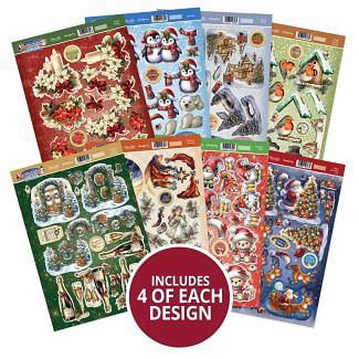 Christmas Time Is Here Decoupage Topper Collection