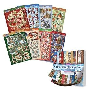 Christmas Time Is Here Decoupage Topper Ultimate Collection