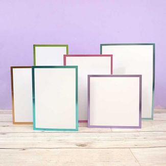 Foiled Edge Card Blanks & Envelopes Megabuy - Pastel Edition