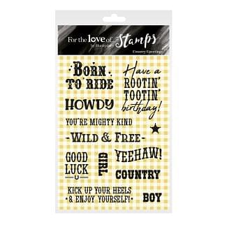For the Love of Stamps - Country Greetings