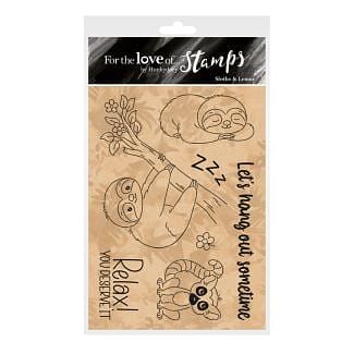 For the Love of Stamps - Sloths & Lemur